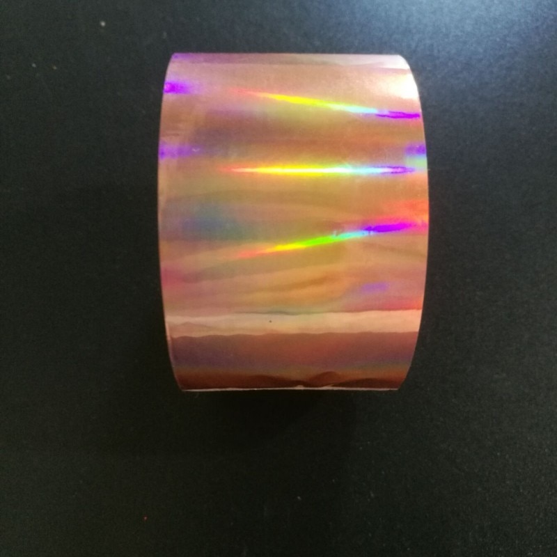 120m/ rull holo overføringsfolie neglekunst holografiske klistremerker 3 farger tilgjengelig for negler folie gjør det selv skjønnhet nail wraps 1 rull