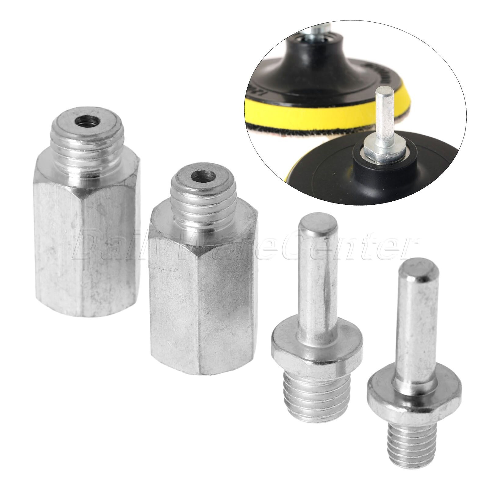 Polieren Pad M14 16 Gewinde Ändern Adapter Für M14/M10 Backer Platte Stahl M14 zu M16 Haken Backer Platte pleuel 5/8 "-11