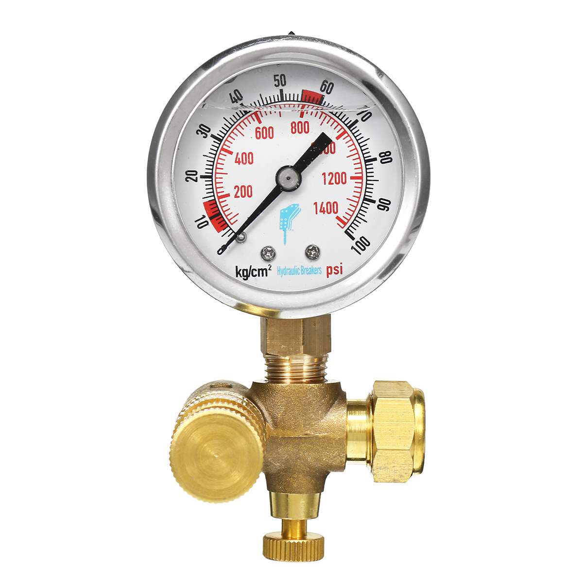 Pressure Gauges Kit Nitrogen Gas Charging Hydraulic Breaker Hammer Device Measurement Accessories Gauge Controller