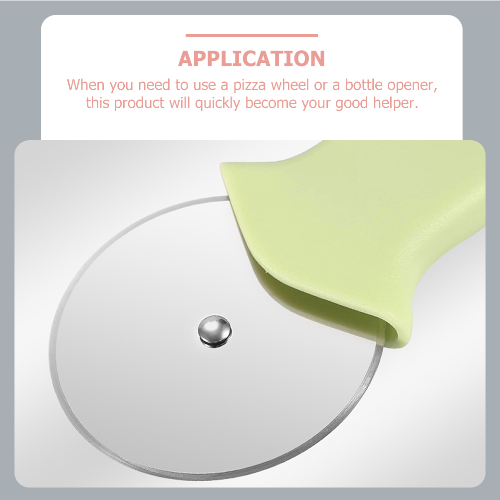 Dual-use Pizza Cutter Pizza Cutting Wheel Sharping Pizza Wheel Slicer for Kitchen