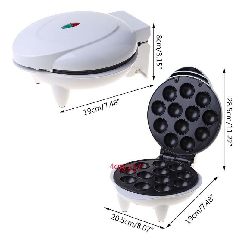 Appliances Electricity 12 Cake-Pop Maker, Black,EU Plug,1200W