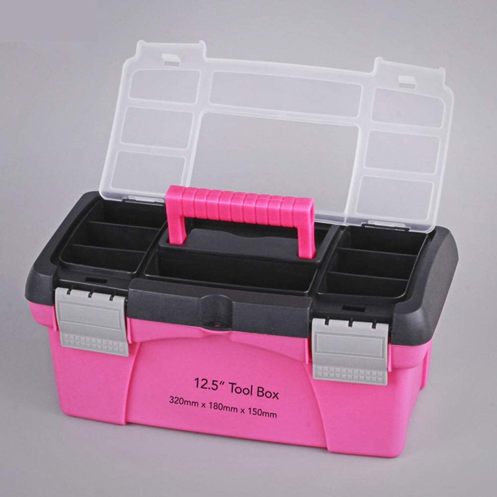 10 12.5 inchesToolbox Household Repair Electrician Toolbox Multifunctional Car Repair Box Tool Container Storage Box