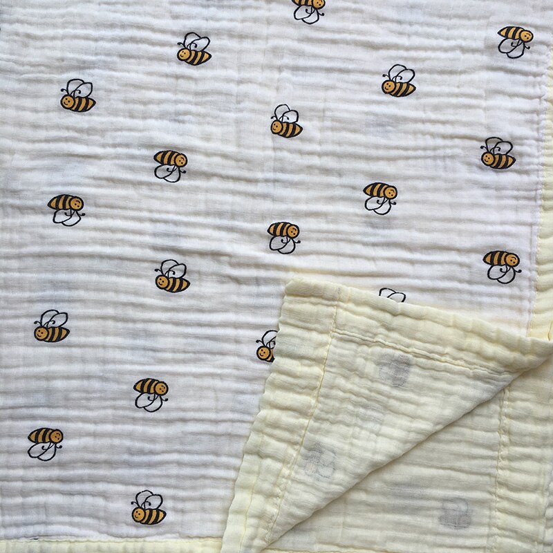2- lags musselin bomull babytepper babysengetøy nyfødt swaddle wrap tykkere muslin bomull swaddle nyfødt swaddle