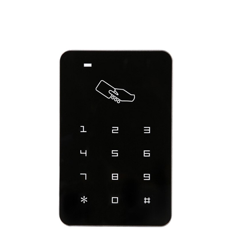 Access Control Keypad Access Touch Keypad RFID Keypad Waterproof 125KHz RFID Card Reader Access Control Exit Button for Entry