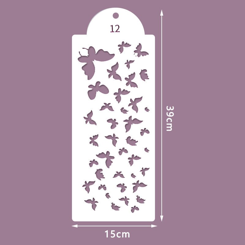Cake Stencil Lace Cake Boder Stencils Cake Decorating Tool Fondant Printingtemplate Diypastry Drawing Mold Kitchen Baking Tool: Style L