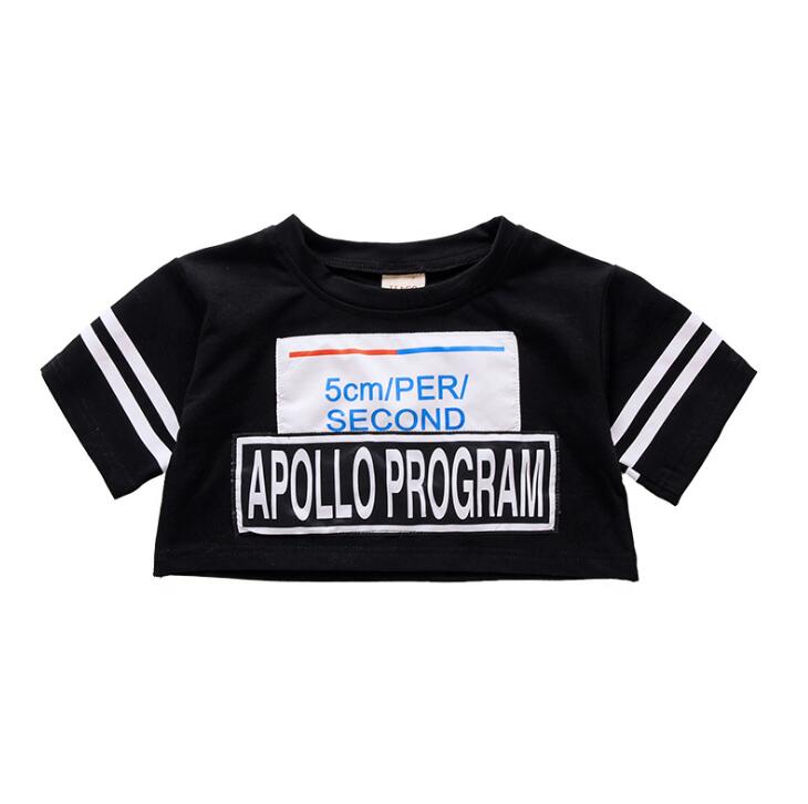 Kids Sequined Hip Hop Clothing Girls Tshirt Skirt Jazz Dance wear Costumes Ballroom Dancing wear Cheerleader Stage Outfits: Black / 160cm-170cm