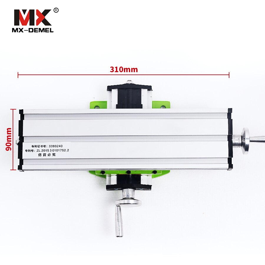 Miniature Precision Multifunction Milling Machine Bench Drill Vise Fixture Worktable X Y-Axis Adjustment Coordinate Table Drill