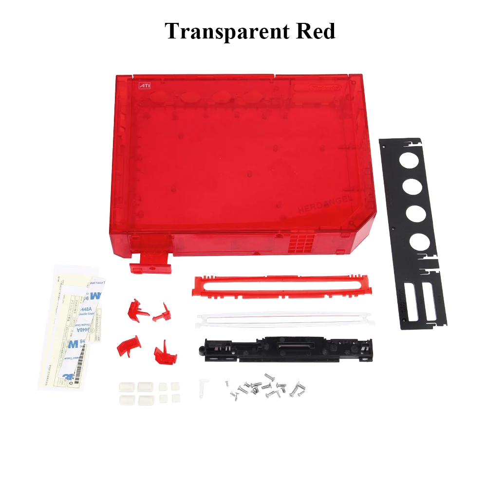11 Colors Replacement Full Housing Shell Cover Case with Buttons For Wii Game Console Repair Parts: PURPLE