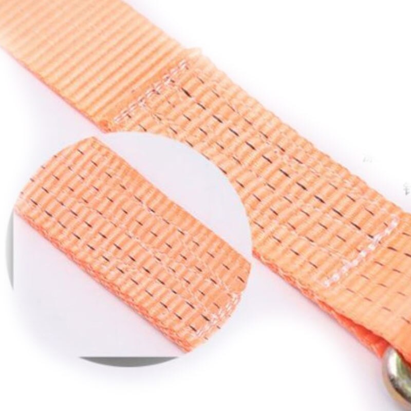 1set Heavy Duty Tie Down Cargo Strap Luggage Lashing Strong Ratchet Strap Belt Orange