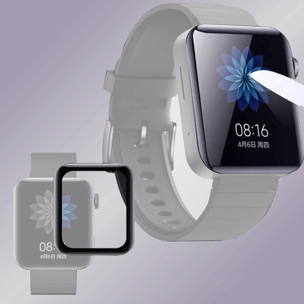 2 Stuks Guard Anti Scratch Slijtvast Volledige Dekking Glas Film Vervanging Hd Beschermende Horloge Screen Protector Voor Xiaomi