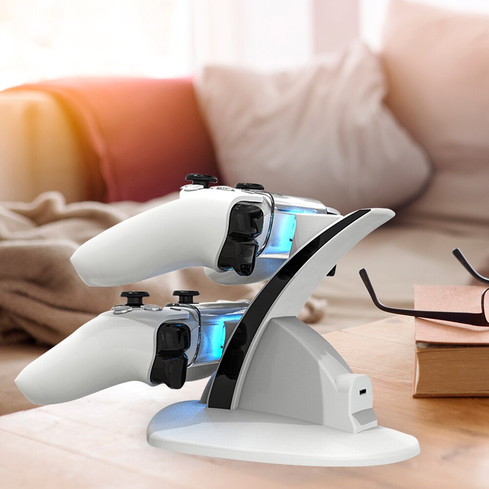 HBP-253 Cooling Fan Dual Controller Charger Dual Controller Charger Stand Wireless Joystick Charging Dock Cradle