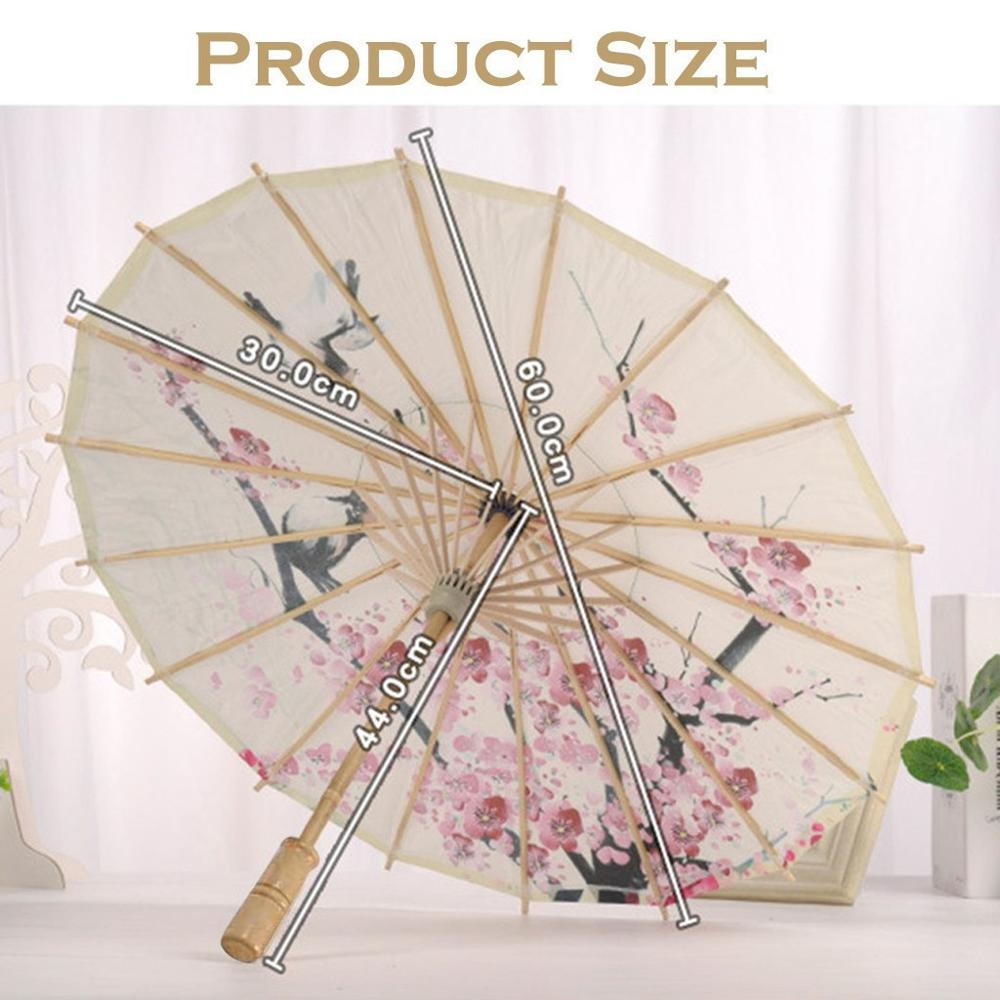 Jedwabna tkanina parasol kobiety kostium fotografia rekwizyty parasol Yarned klasyczne chińskie olej papierowy parasol parasol CD
