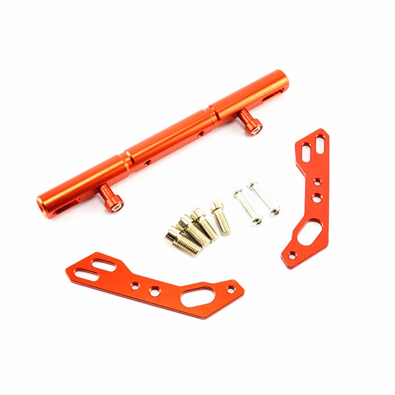 Guidon de Moto en métal CNC, poignée de barre d&#39;équilibre, pour Kawasaki Honda Suzuki Benelli Vespa Yamaha: Orange