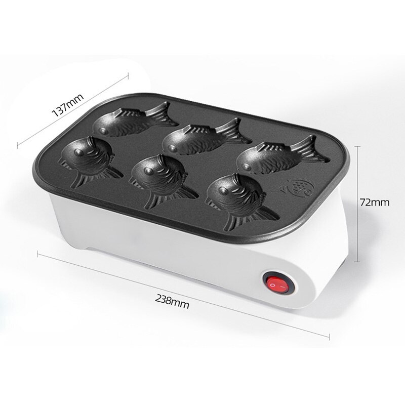 Octopus Bal Maker Takoyaki Bakpan Elektrische Taiyaki Machine Worst Hotdog Eieren Omelet Grill Japanse Vis-Vorm Cake Oven