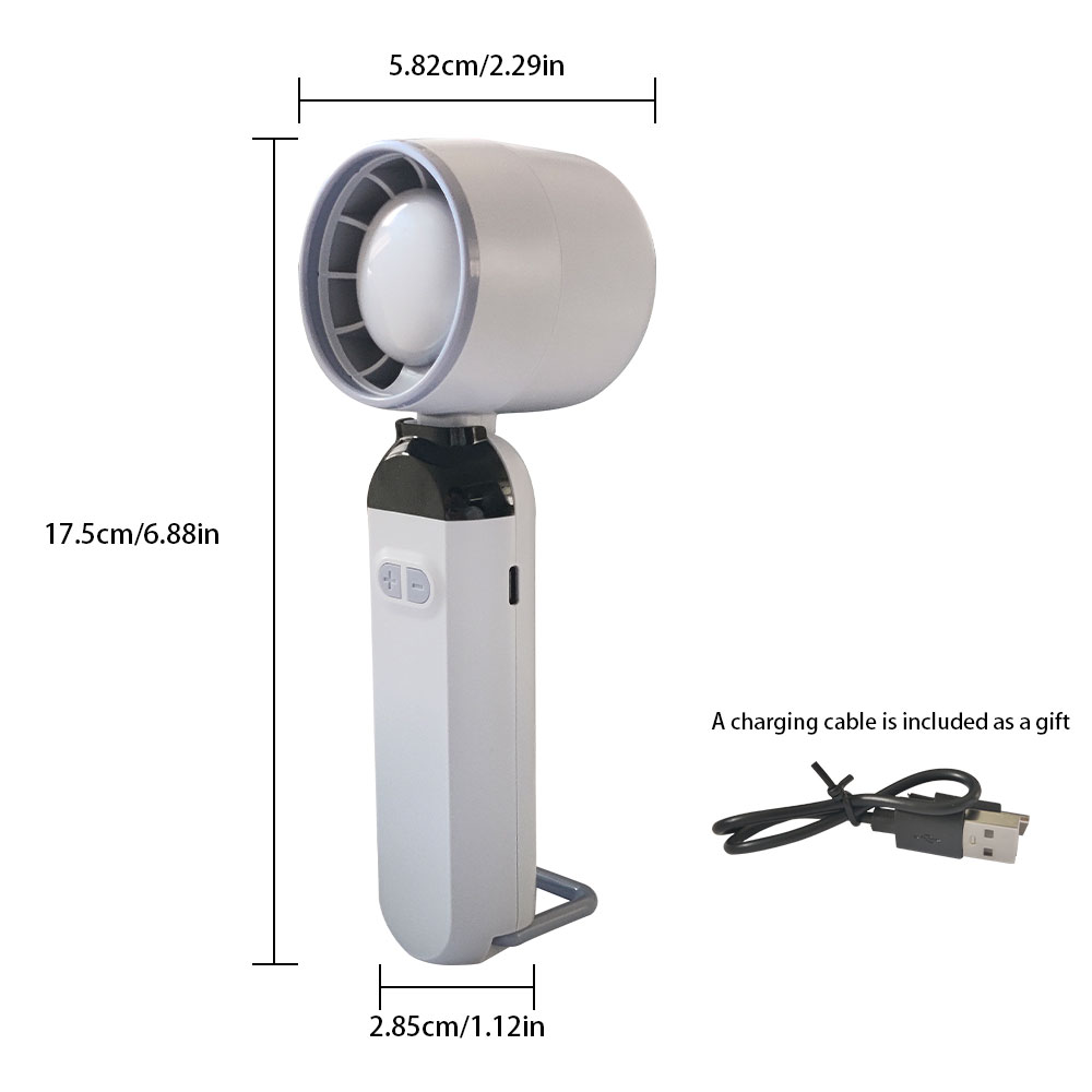 Draagbare ventilator Handventilatoren met snelheid Zomer Mini draagbare handventilatoren Dames Heren Persoonlijke ventilator voor reizen Kamperen enz