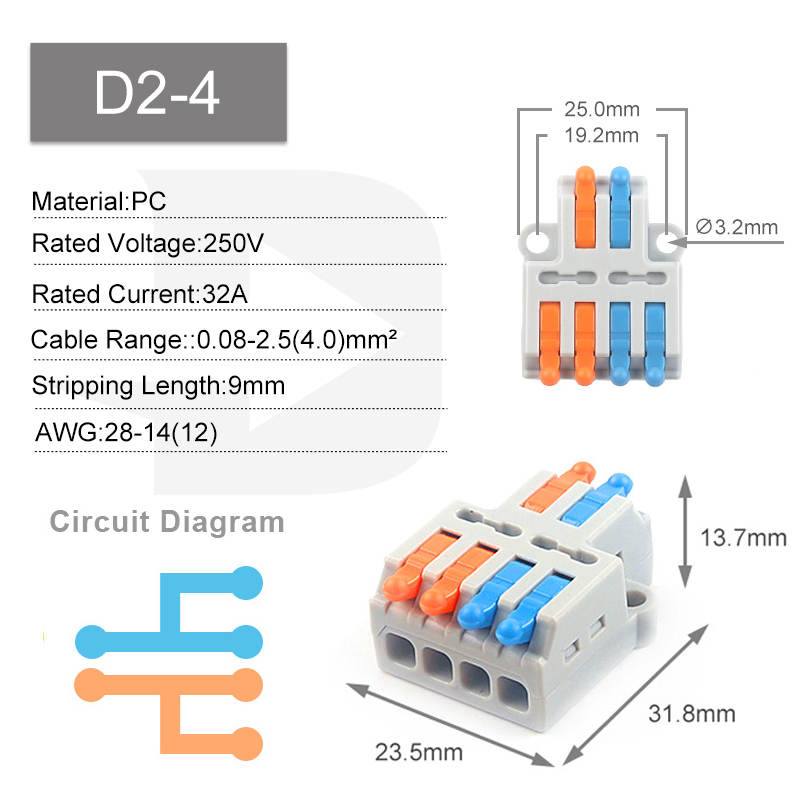 5 STKS Snelle Draad Connector Push-in Elektrische Klemmenblok Universele Splicing Bedrading Kabel Connectors Voor Kabel Verbinding SPL ﻿: Ivoor