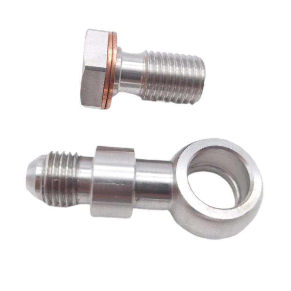 Banjo Bolt Kit M11x1.0 to 4AN Turbo Oil Feed 1.0mm... Grandado