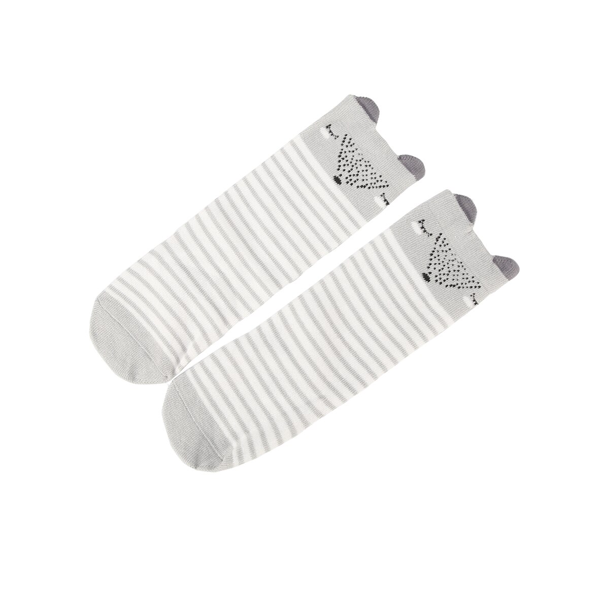 Kleinkind Baby Mädchen Kurze Socken Niedlichen Karikatur Ebene Socken Weiche Baumwolle Kniehohe Baby Junge Mädchen Socke Blumen- freundlicher Socken: Weiß / 2T zu 4T