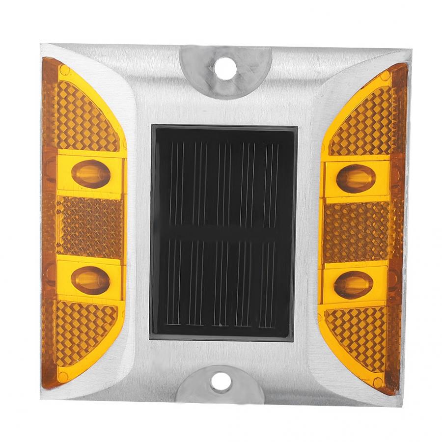Støbt aluminium led vej stud gangbro lys udendørs solcelledrevet lampe til sti vej