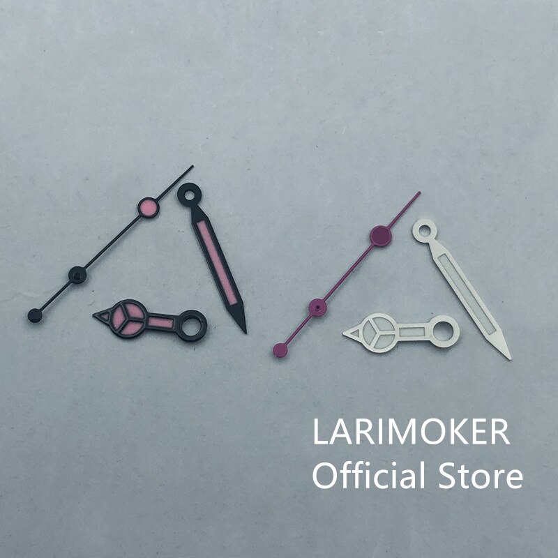 Larimoker Juiste NH35 NH36 Beweging Groen Licht-Emitting Steriele C3 Voor Man Mechanische Horloges Accessoires