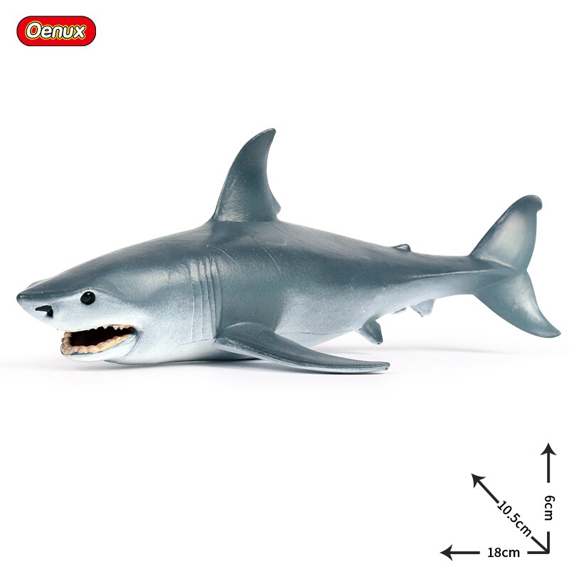 Oenux Zee Leven Onderwater Wereld Walvishaai Krab Schildpad Action Figure Aquarium Ocean Marine Dieren Model Pvc Onderwijs Kinderen Speelgoed