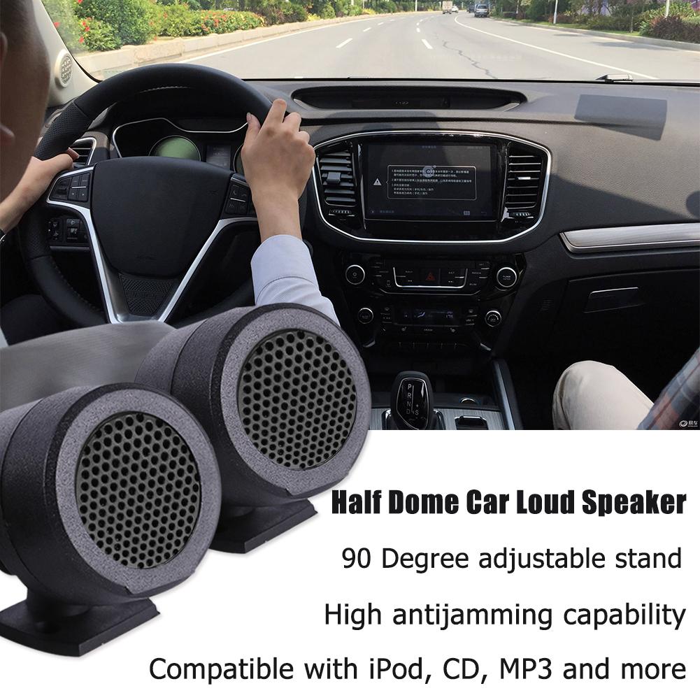 Universal Half Dome Car Loud Speaker Tweeter High Efficiency Audio System With Stand Power Audio Auto Sound