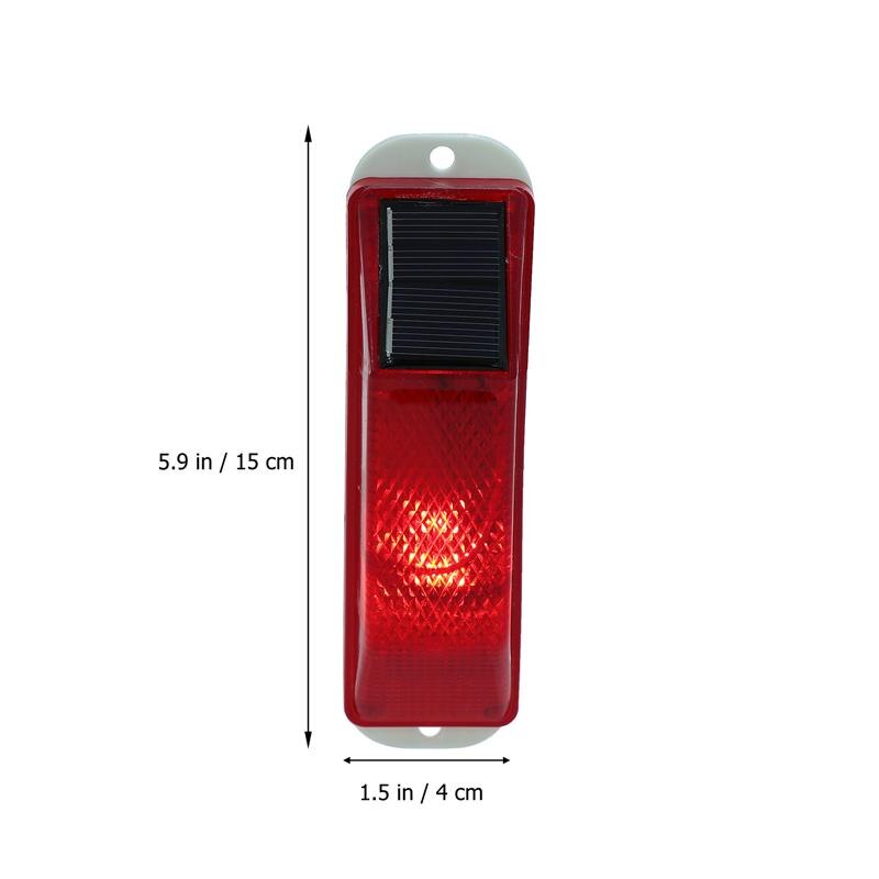 Solar Warning Light Warning Light Waterproof Warning Light Red And Yellow Reflective Cursor Solar Warning Light