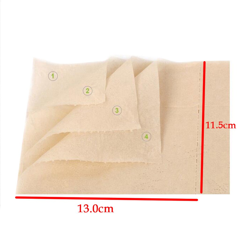 14pcs Roll Paper Tissue Roll 4 Layer Thickened Household Clean Soft Bamboo Pulp Toilet Paper Tissue Napkin Paper Towels In Stock