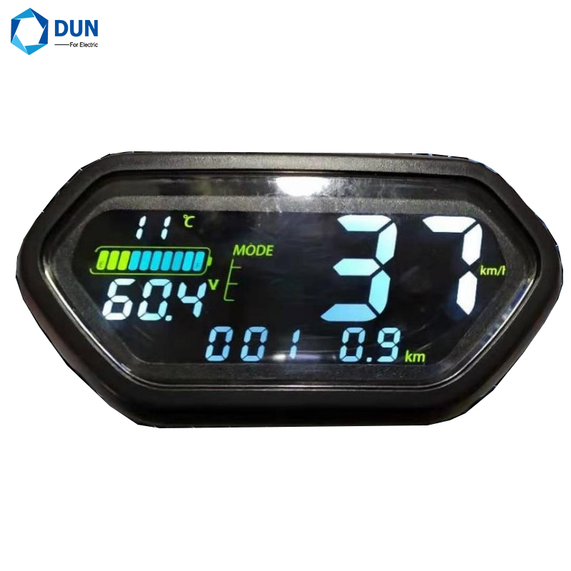 Waterproof 48V-144V Universal Phase Hall Sensor LCD Speedometer display meter for Electric scooter motorcycle