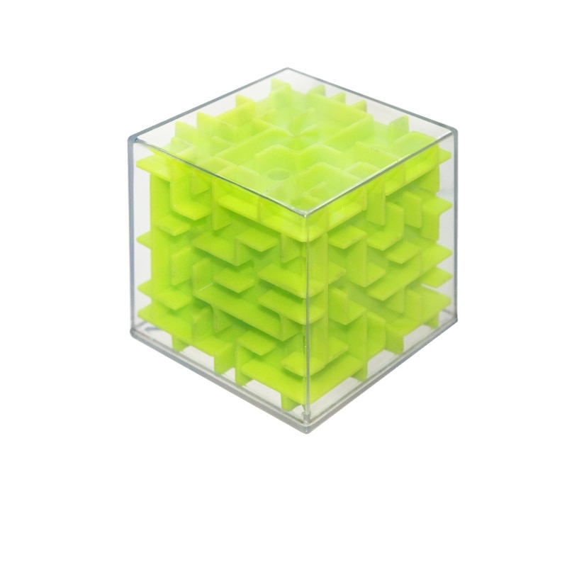 3D Mini Speed Cube Maze Magic Cube Puzzle Game Cubos Magicos Learning Toys Labyrinth Rolling Ball Toys For Chilren Adult AQ1563: D