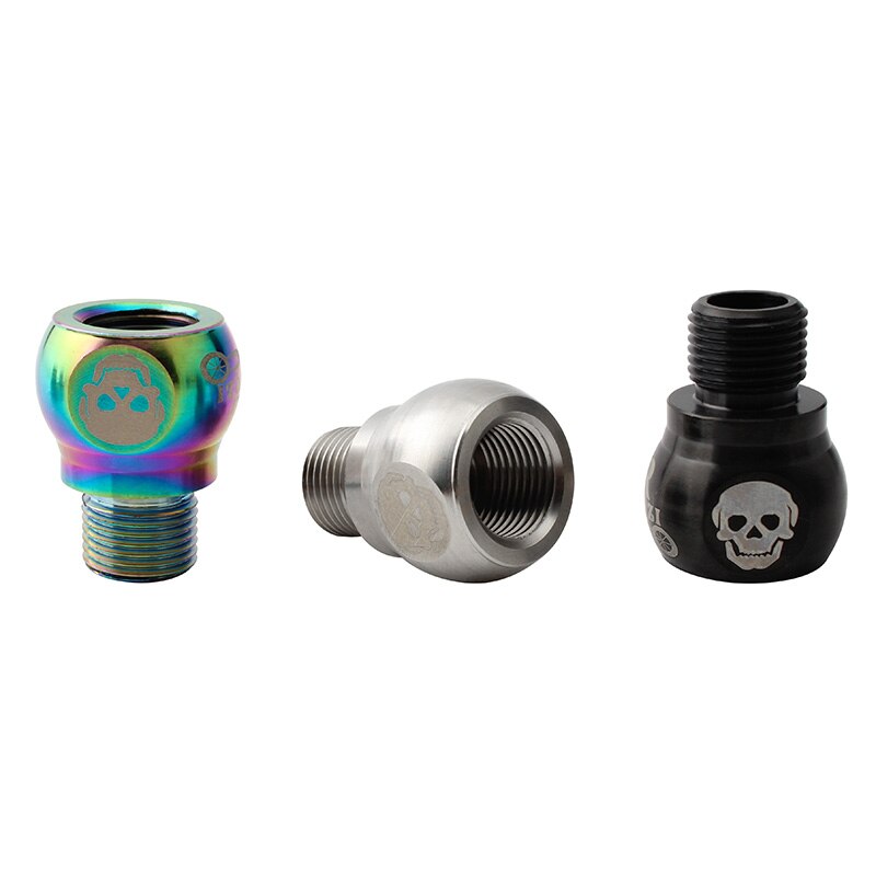 MUQZI 1 para przedłużacze pedałów dystanse ze stali nierdzewnej wydłużają śrubę akcesoria rowerowe Mtb Droga