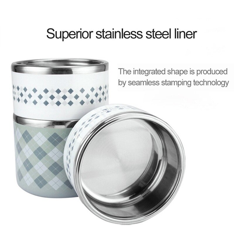 Portable Stainless Steel Thermal Lunch Box for Office Lunchbox Leakproof Thermo Lunch Box Food Container