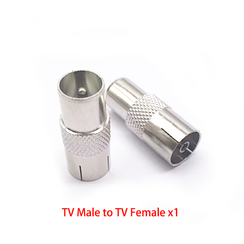 Adaptateurs F Type vers TV IEC, connecteur de prise d'antenne aérienne TV à 90 degrés, adaptateur à Angle droit, prise câble coaxial, ensemble de F-TV, 1 pièce: Beige