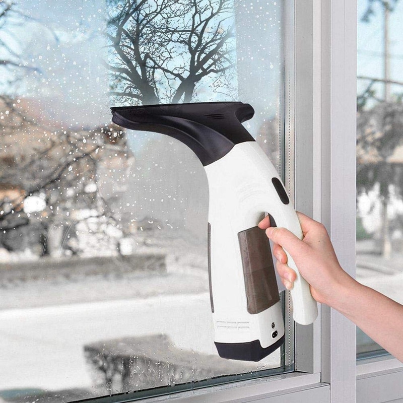 Limpiador de ventanas para el hogar instrumento para limpiar vidrios inalámbrico recargable limpiador de ventanas multifuncional automático limpiador de ventanas EU pluu