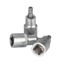 12Pcs 1/2 Inch Socket Wrench Drive Impact Hex Bit Socket Set H5-H22 Hexagon Wrench Sockets Set Hex Key Sockets Set Tool