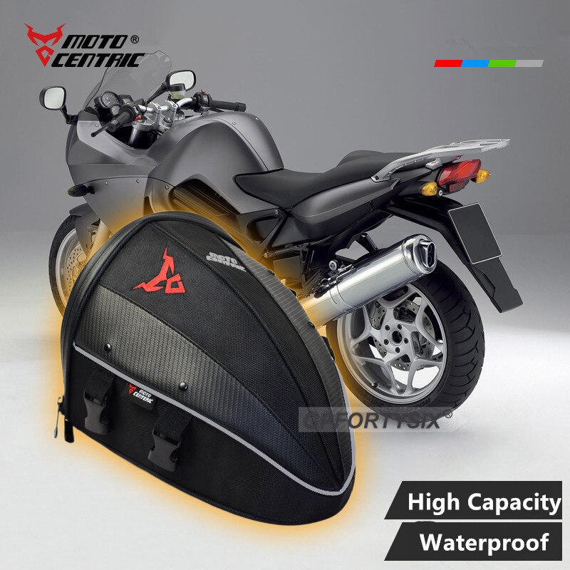 Bolsa trasera moto cross moto rcycle bolsa de asiento trasero oxford funda superior multifunción mochila de hombro impermeable mochilas surtidas