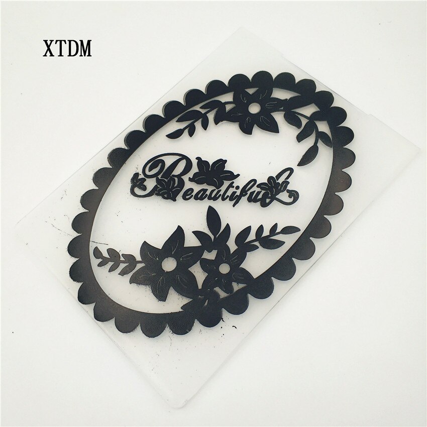 plastic flower lace template craft card making paper card album wedding decoration scrapbooking Emobossing folder