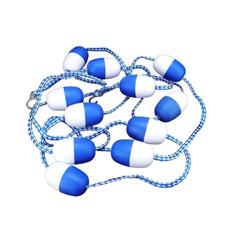 5M Pool Rope Swimming Pool Accessories Piscina Swimming Pool Safety Divider Pool Rope Lane Line Hooks Garden Accessories Outdoor