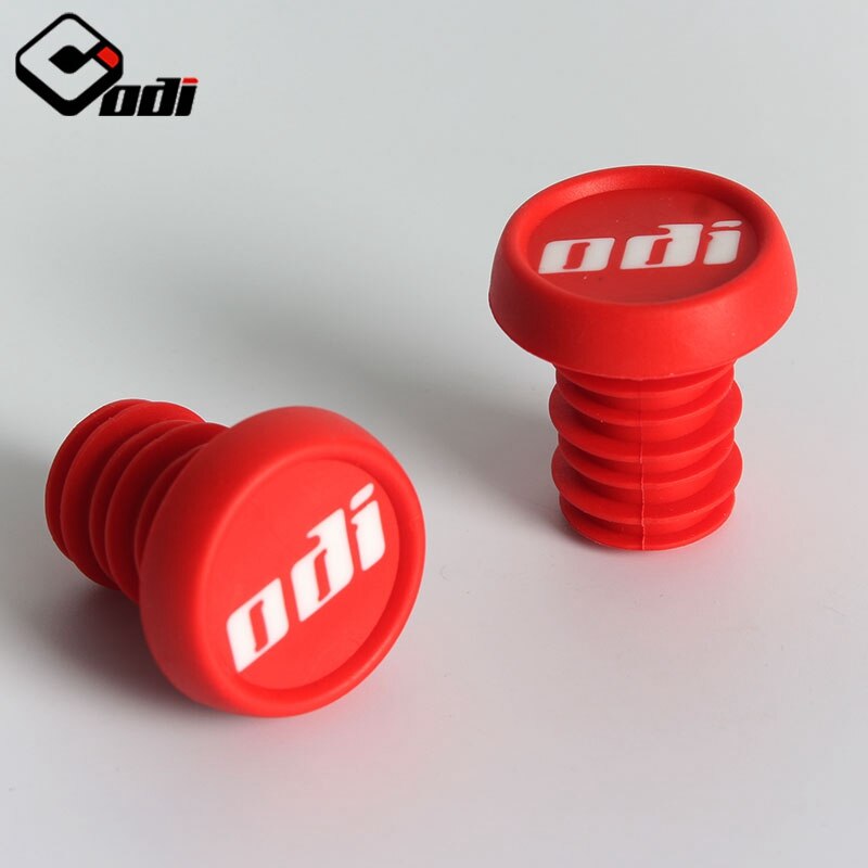 ODI Bicycle Handlebar Grips Silica Gel Handlebar Grip Non-slip Shock-absorbing Handlebar Cover XC / AM Downhill Folding Bike: WHITE