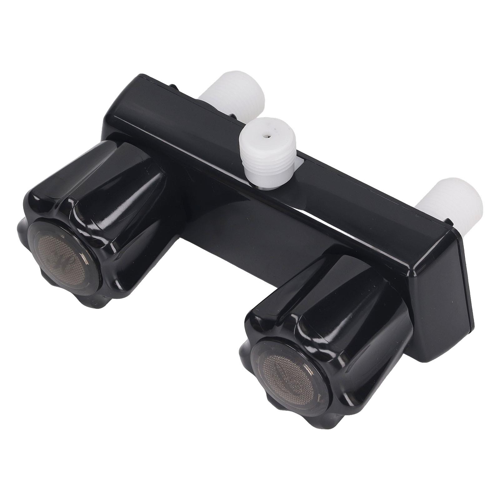 Rubinetto per doccia per camper con doppi manopole e deviatore - Controllo miscelatore per camper e camper