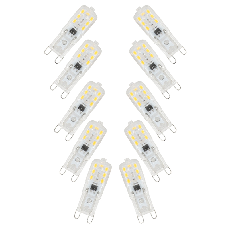 JHD-10 X G9 5W LED Dimmable Capsule Bulb Replace Light Lamps AC220-240V