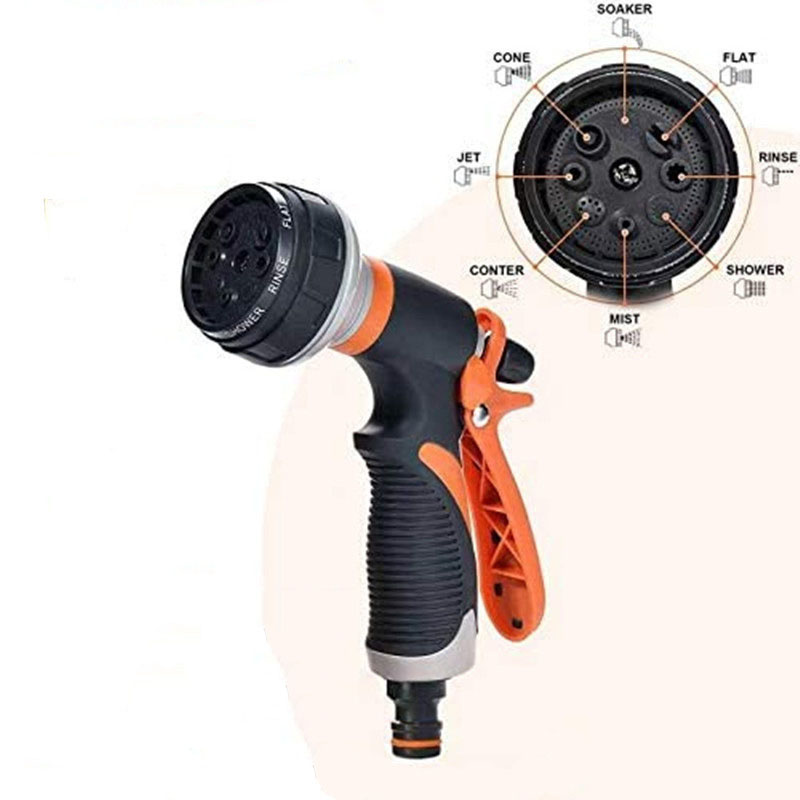8-function car wash water gun set, garden tool high pressure garden irrigation water gun