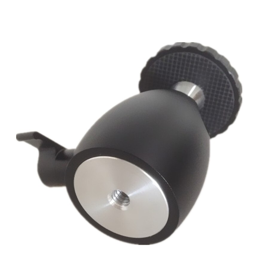 Schwerlast-mini-kugelkopf mit 360 °-winkel für kamerastative und 1/4 "-stativ-lichtstativ-drehköpfe