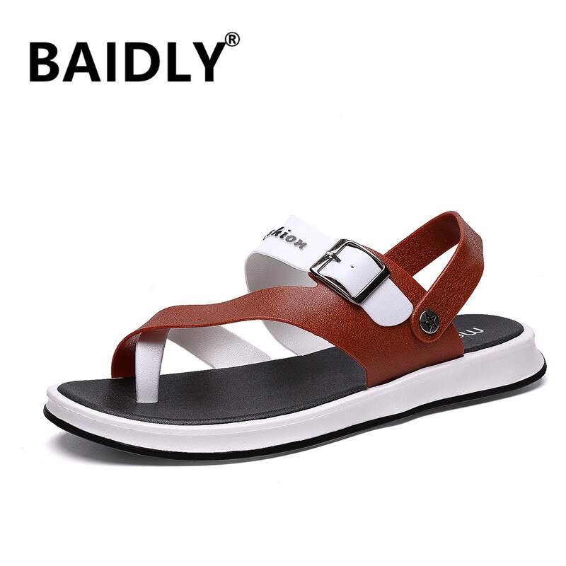 Herresko herre sandaler sommer læder fritidssko herre strandsandaler sandalier hombre