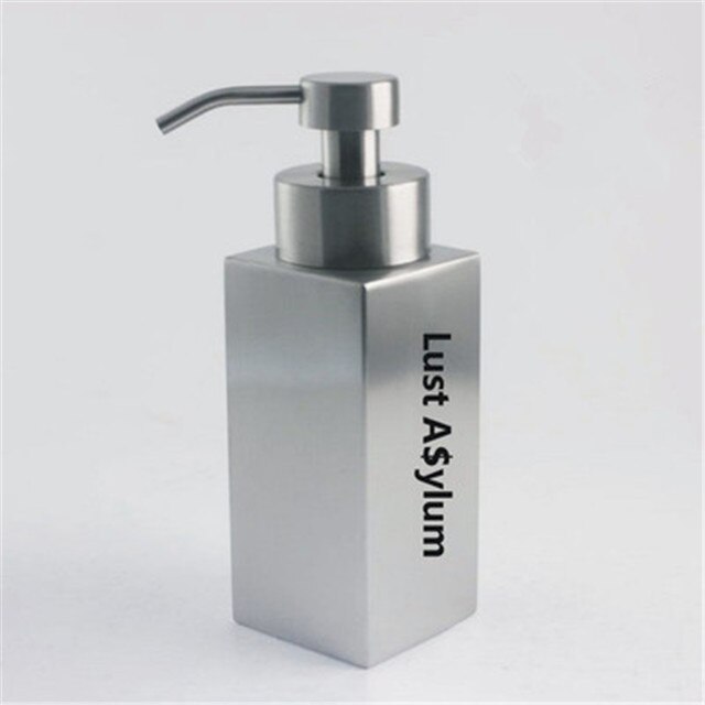 Liquid Soap Dispenser Soap Container 304 Stainless Steel Bathroom Shampoo Bath lotion Holder Press Type Rose Gold: Style 13