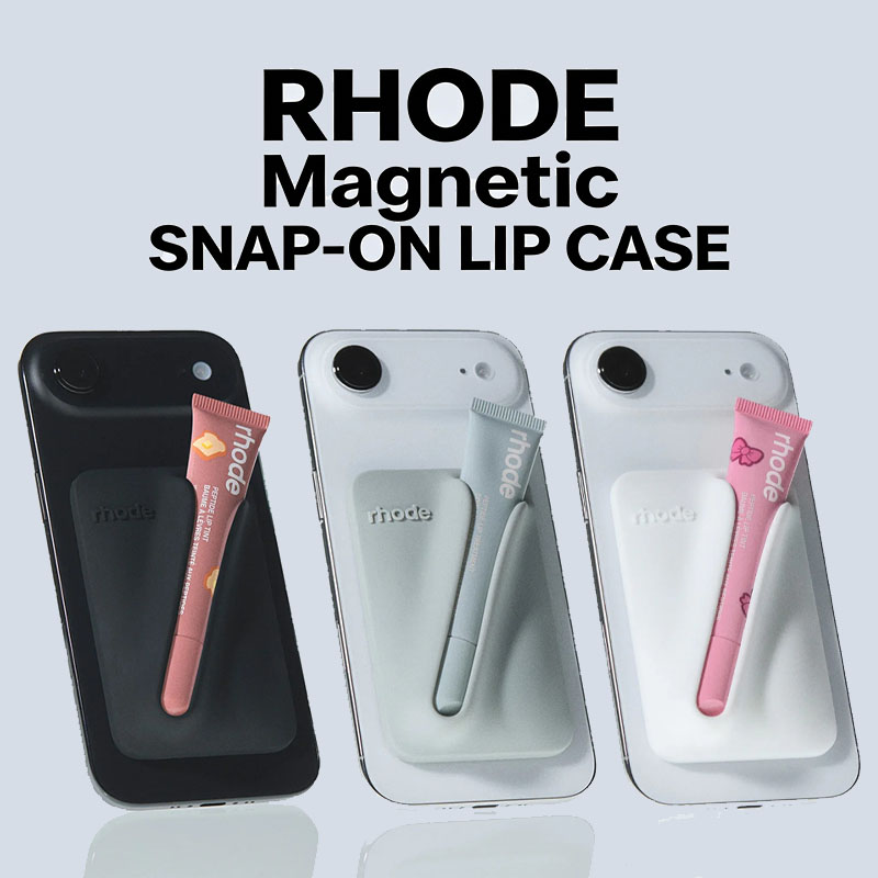 Rho Magnetische SNAP-ON LIP CASE met MagSafe hoesje voor iPhone 17 Air 16 15 14 13 12 11 Pro Max Lipglosshouder Telefoonhoesjes