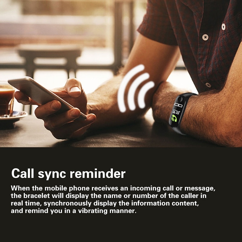 M3 inteligentny zegarek inteligentna opaska pulsometr monitor ciśnienia krwi opaska monitorująca aktywność fizyczną sport zegarek inteligentna bransoletka inteligentna opaska na rękę