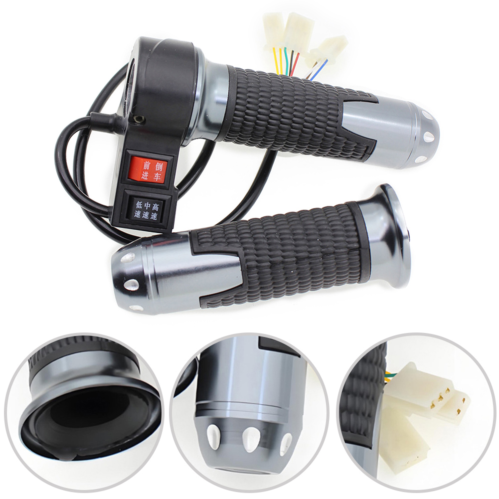 For Electric Vehicle Use Black As Pictures Show 3 Speed Reversing Throttle Electric Bike Handle Battery Accelerator