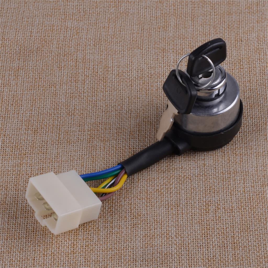 Chinese Gasoline Diesel Generator Gas Ignition Switch On Off Start Ignition Key Lock Combination 6 Wire Way
