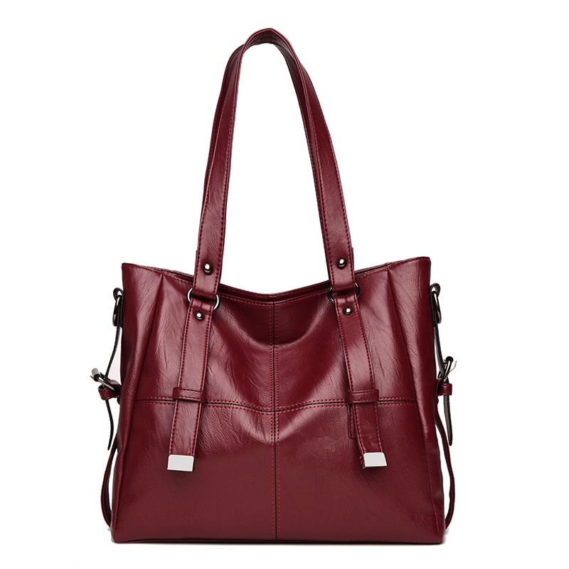 Women Soft Leather Tote Business Ladies Single Shoulder Bags Crossbody Bags Womens Handbags T